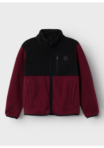 Bordo Kadın Mont Nknmeeko Fleece Jacket