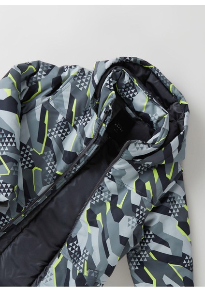 Gri Erkek Mont Nkmmax Jacket Graphıc Sport fiyatları