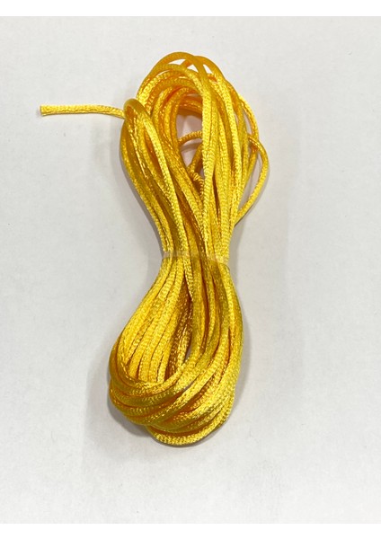 Floş Ip / Sıçan Kuyruğu / Bileklik Ipi / Abiye Sırt Bağlama Ipi / 2 mm 5 Metre