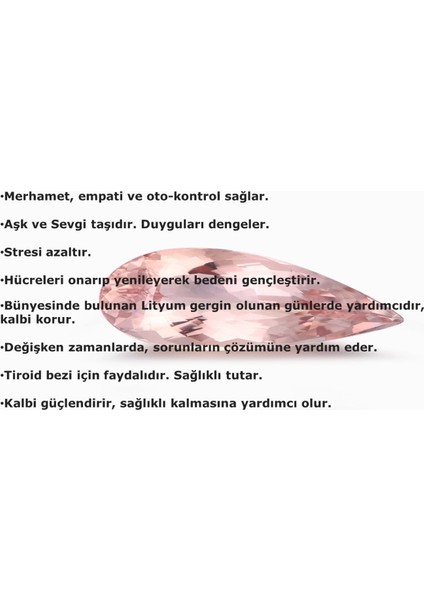 Kadın Morganit Doğal Kırıktaş Kararmaz Zincir Kolye 42 cm