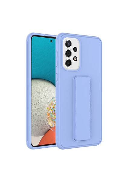 Samsung Galaxy A72 Kılıf Şık ve Stantlı QStand Premium Kapak