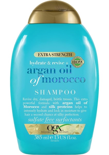 Ekstra Güçlü Nemlendirici ve Canlandırıcı Argan Oil Of Şampuan 385 ml