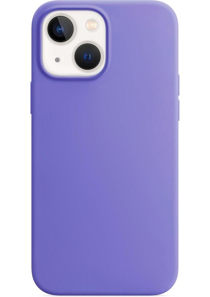 Apple iPhone 15 Plus Kılıf Liquid Lansman Silikon Lila