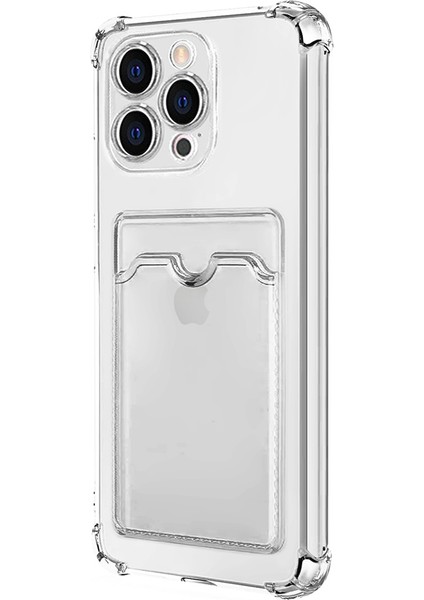 Apple iPhone 15 Pro Max Card Slot Shock Kılıf Şeffaf fiyatları