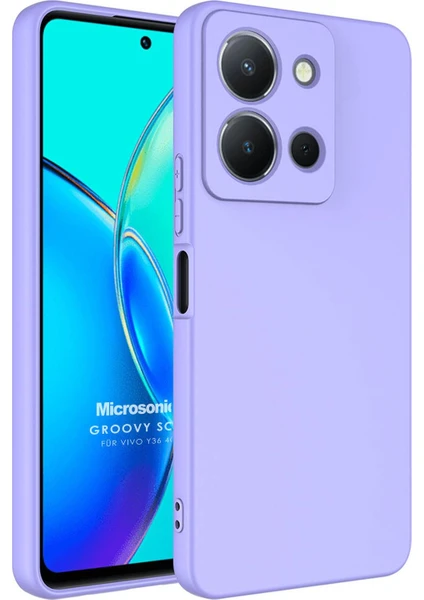 Vivo Y36 Kılıf Groovy Soft Lila