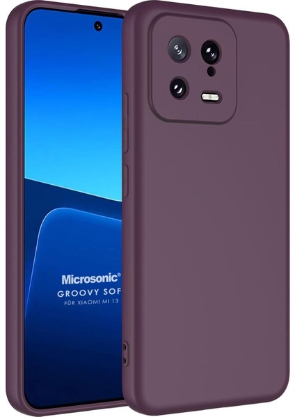 Xiaomi Mi 13 Kılıf Groovy Soft Mor