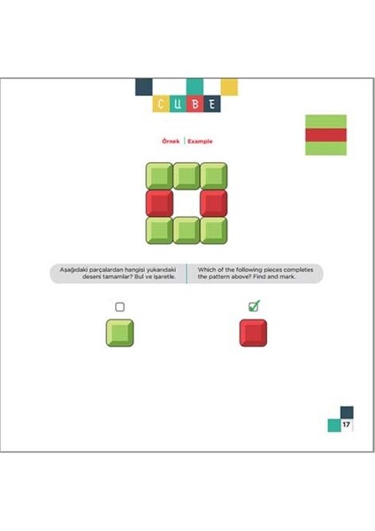 CUBE (3+ Yaş) - IQ, Dikkat ve Yetenek Geliştiren Kitaplar Serisi