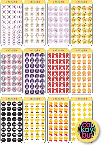 487 Ad Okul Öğretmen Motivasyon Sticker Seti modelleri