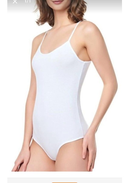 0066 Bayan Ip Askılı Çıtçıtlı Body 10 Adet
