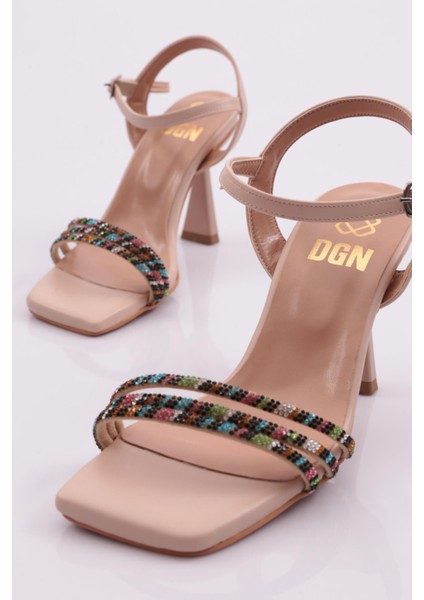 1299 Kadin Renkli Şerit Bilekten Bağlama Sandalet fırsatları