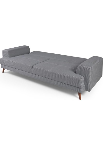 Perla Sofa Nobis Yataklı Koltuk Takımı Keten Gri Kazayağı