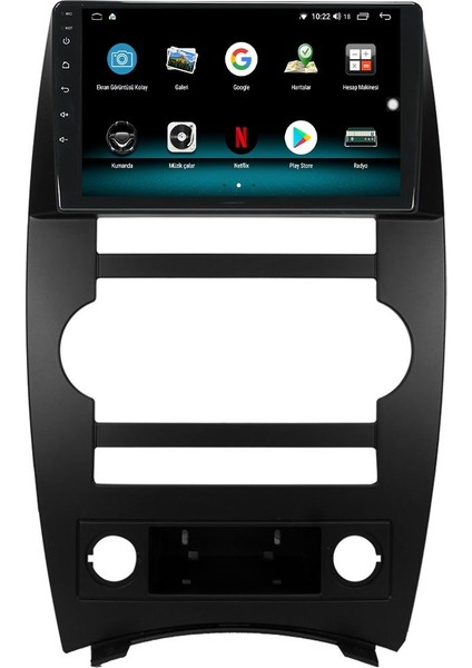 Jeep Comander Android 13 Multimedya Carplay 4gb RAM+64GB HDD 2005-2009 Navigasyon Ekran fırsatları