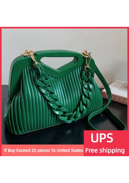 Altın Omuz Çantası Üst Marka Üçgen Tote Çanta Tasarımcısı Kadınlar Için Pileli Omuz Çantası Debriyaj Çantalar Crossbody Çanta Yüksek Kaliteli Satchels Hobo Çantalar (Yurt Dışından) fiyatları