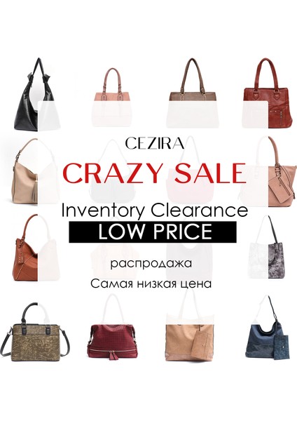 CRP-020006-GREY Cezıra Bayanlar Moda Pu Vegan Deri Büyük Moda Omuz Tote Kadınlar Için Alışveriş Bezi Çantası Yumuşak Çantalar Hobos Crossbody (Yurt Dışından) fiyatları