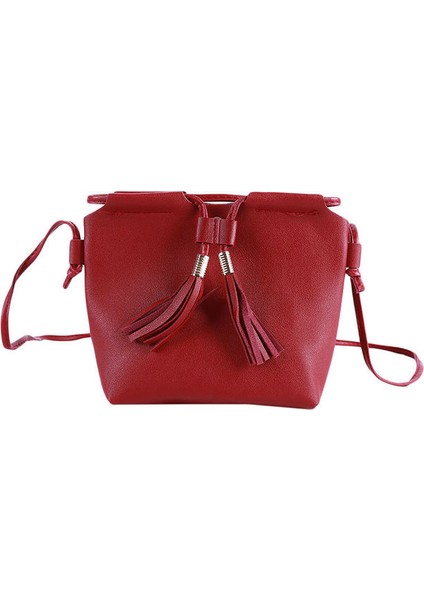 2006658-1 Retro Sahte Saçak Kadın Haberci Çanta Tote Yeni Çanta Püskül Omuz Çantaları Crossbody Çanta Bolsa (Yurt Dışından)