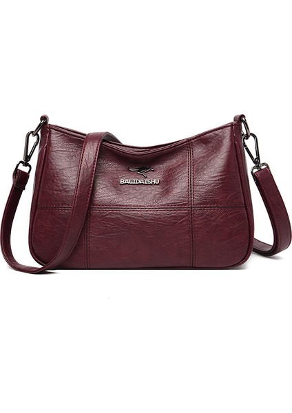Kahverengi Basit Moda Crossbody Omuz Çantası Kadın 2021 Yeni Yumuşak Pu Deri Çantalar ve Kadınlar Için Çanta Lüks Tasarımcı Messenger Çanta (Yurt Dışından) fiyatları