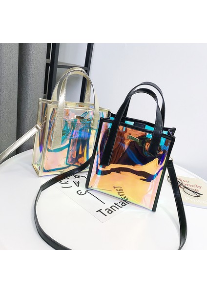 Pembe Çanta 2023 Yeni Yaz Şeffaf Çanta Moda Bayan Çanta 2 Adet Messenger Crossbody Kadınlar Için Pvc Büyük Plaj Omuz Çantaları Paketi (Yurt Dışından) indirimleri