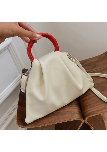 Kahverengi Çapraz Vücut Çanta Kadın Basit Omuz Çantaları Kadın Yumuşak Deri Hamur Torbası Tasarımcı Marka Küçük Tote Sac Bayan Çanta Moda (Yurt Dışından)