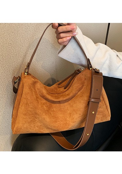 Gri Moda Yüksek Kapasiteli Kadın Patchwork Pu Crossbody Çanta Kadın Çanta Kadınlar Için Sahte Süet Omuz Çantası Tote Çanta Çanta (Yurt Dışından) fiyatları