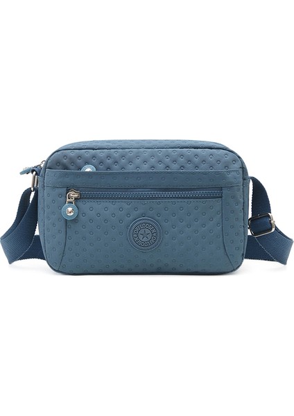 Mavi Yüksek Kaliteli Lüks Çanta Kadın Crossbody Çanta Tasarımcısı Vintage Omuz Çantası Naylon Satchels Çanta Paketi Çanta Tote (Yurt Dışından)