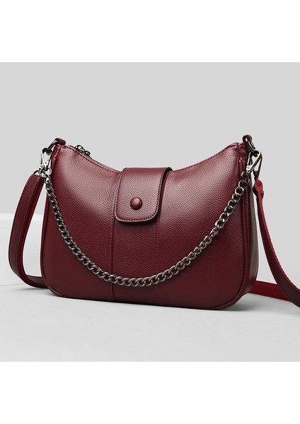 Yeşil 2021 Yaz Yeni Lüks Kadın Çanta Deri Kaliteli Messenger Crossbody Çanta Günlük Moda Klasik Kadın Çantası Omuz Çantası (Yurt Dışından)