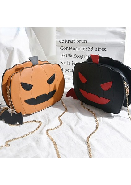 B1 16X16X16 cm Komik Güzel Kabak Çanta Cadılar Bayramı Şeker Çantası Kız Omuz Messenger Çanta Bayanlar Messenger Omuz Çantası Rahat Çanta Çanta (Yurt Dışından) fiyatları