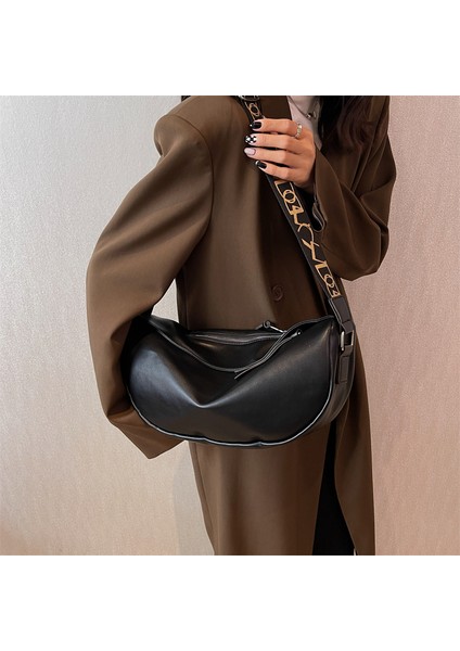 Kadınlar Için Haki Moda Çanta Yumuşak Deri Crossbody Çanta Kadın Marka Tasarımcısı Omuz Çantaları Bayanlar Büyük Çanta Basit Rahat Kese (Yurt Dışından) fırsatları