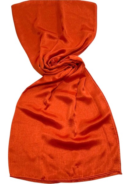 Jan Jan Orange Düz Renk Şal 7301-929