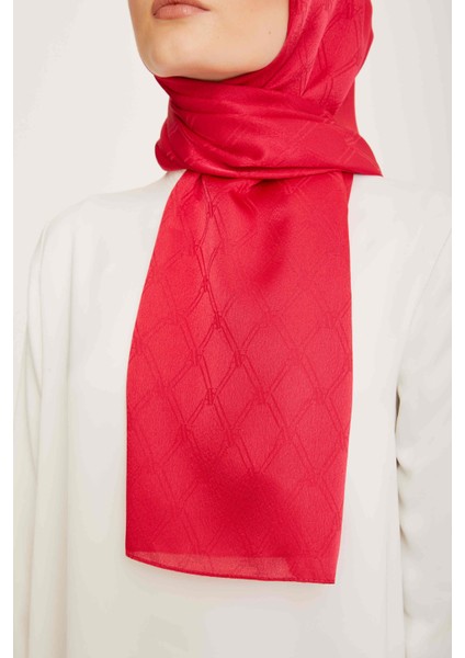 Trend Jan Jan Pembe Monogram Desenli Jakar Şal 6 - 21226 fırsatları