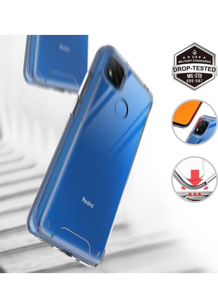 Xiaomi Redmi 9c Uyumlu Kılıf Sararmaz Hd Şeffaf Silikon Kılıf Şeffaf