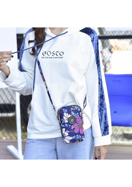 Siyah 2022 Yeni Fermuarlı Cep Telefonu Çantası Kadın Askılı Çanta Asılı Boyun Cep Telefonu Çantası Koşu Bilek Bozuk Para Cüzdanı Crossbody Çanta (Yurt Dışından) indirimleri