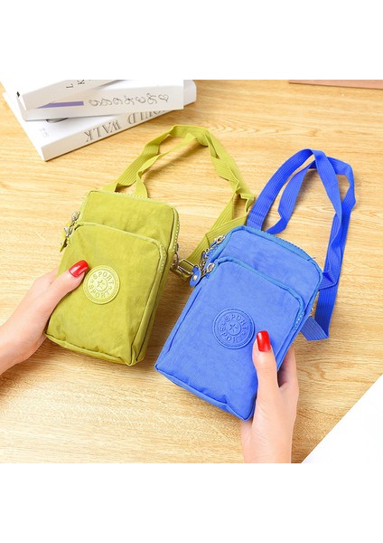 Siyah Mini Kız Çanta Boyun Omuz Çantası Seyahat Cüzdan Kadın Küçük Messenger Para Kılıfı Anahtarları Koymak Telefon Pasaport Kartları Çanta (Yurt Dışından) fırsatları