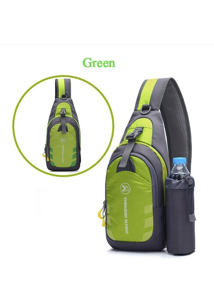 Kırmızı Kadın Erkek Göğüs Çantası Tek Kollu Çanta Anti Hırsızlık Çantası Spor Yürüyüş Çantası Oxford Su Geçirmez Omuz Çantası Moda Messenger Crossbody Çanta (Yurt Dışından)