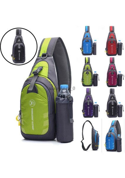 Kırmızı Kadın Erkek Göğüs Çantası Tek Kollu Çanta Anti Hırsızlık Çantası Spor Yürüyüş Çantası Oxford Su Geçirmez Omuz Çantası Moda Messenger Crossbody Çanta (Yurt Dışından) fırsatları