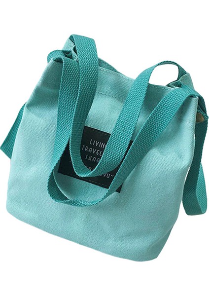 Koyu Mavi Büyük Kapasiteli Tuval Kadın Omuz Çantası Kılıfı Kadınlar Için Crossbody Çanta Lüks Çanta Kadın Çanta Tasarımı (Yurt Dışından)
