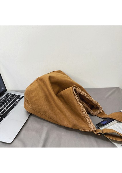 Yeşil Kadın Rahat Tuval Büyük Kapasiteli Büyük Boy Hımbıl Çanta 2023 Y2K Moda Emo Genç Okul Kitap Dizüstü Gecelik Crossbody Çanta (Yurt Dışından) fırsatları