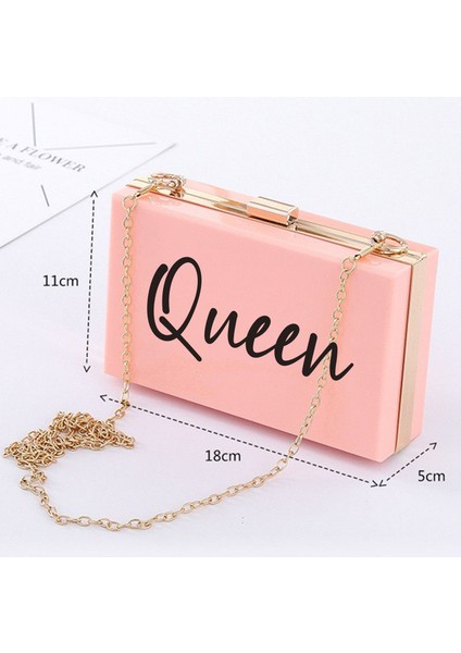 Pembe Bir Kişiselleştirilmiş Akrilik Debriyaj Pembe Akşam Debriyaj Klasik Bayan Crossbody Omuz Çantaları Kadın Cüzdan Cüzdanlar ve Çantalar Çanta (Yurt Dışından) indirimleri