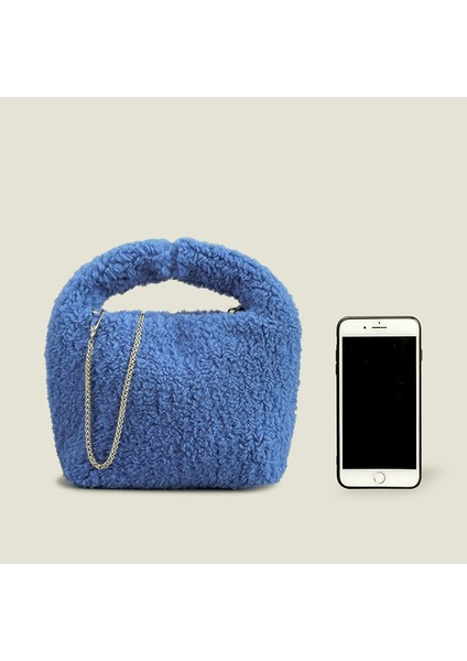 Kahve Kış Kuzu Yünü Kadın Çanta Moda Tasarımcısı Hobos Omuz Çantaları Lüks Sahte Kürk Zincirler Crossbody Çanta Küçük Tote Kadın Çanta (Yurt Dışından) indirimleri