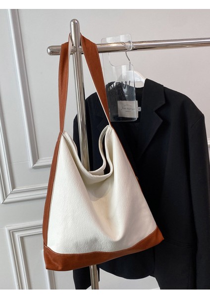 Kumral Kadın Çantaları Moda Büyük Kapasiteli Çanta Lüks Omuz Çantaları Yeni Alışveriş Tote Çanta Rahat Seyahat Paketi Tasarımcı Bayanlar Tote (Yurt Dışından)