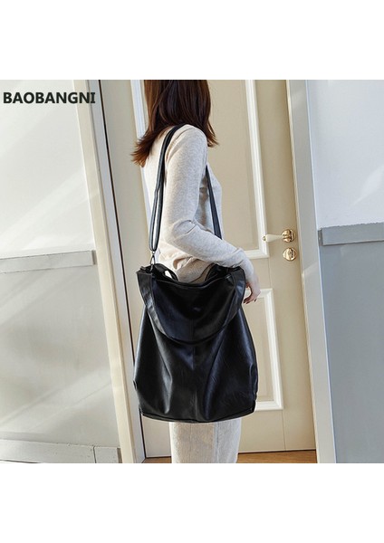 Siyah Kadın Hobo Çanta Büyük Kapasiteli Bayanlar Tote Kadın Crossbody Çanta Kaliteli Deri Kadın Omuz Çantası Bolsa Feminina (Yurt Dışından) fırsatları