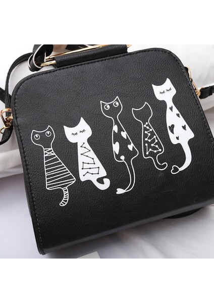 Pembe Messenger Çanta Kadın Çanta Kedi Tavşan Desen Omuz Crossbody Çanta Kadın Çantası Çanta Bolso Mujer (Yurt Dışından) indirimleri