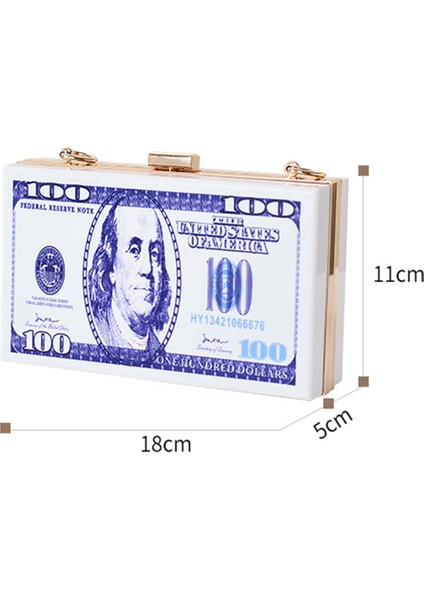 Siyah Yeni Çapraz Vücut Çanta Akrilik Dolar Çantası Akşam Yemeği Çantası Yaratıcılık El Çantası Kadın Akşam Yemeği Çantası Kadın Şeffaf Çantalar A79685 (Yurt Dışından)