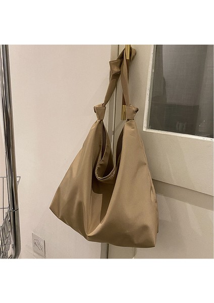 Haki Moda Kadın Çantası 2022 Yeni Yeniden Kullanılabilir Bayan Çanta Tuval Alışveriş Seyahat Omuz Çantaları Büyük Kapasiteli Crossbody Çanta Alışveriş Yapanlar (Yurt Dışından)