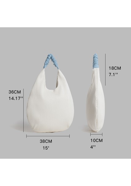 Z2242D Mabula Dantelli Pileli Hobo Omuz Çantaları Kadınlar Için Basit Şık Deri Tote Çanta Şık Bayanlar Çantalar (Yurt Dışından) modelleri