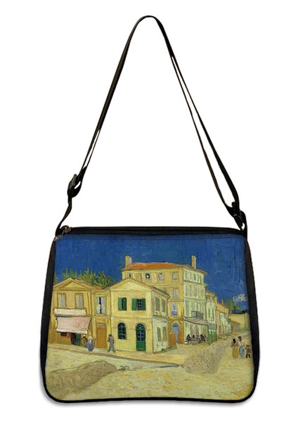 YXBVANGC10CW Van Gogh Yıldızlı Gece Kolu Çanta Retro Kadın Omuz Çantaları Bayanlar Çanta Eğlence Koltukaltı Kılıf Çanta Kadın Debriyaj (Yurt Dışından)