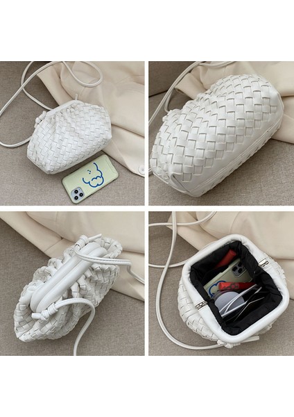 Mavi Lüks Bayanlar Örgü Çanta Yumuşak Deri Kadınlar Için Crossbody Omuz Çantaları 2022 Moda Kadın Marka Çanta ve Çanta Bayan Hobo Çanta (Yurt Dışından) indirimleri