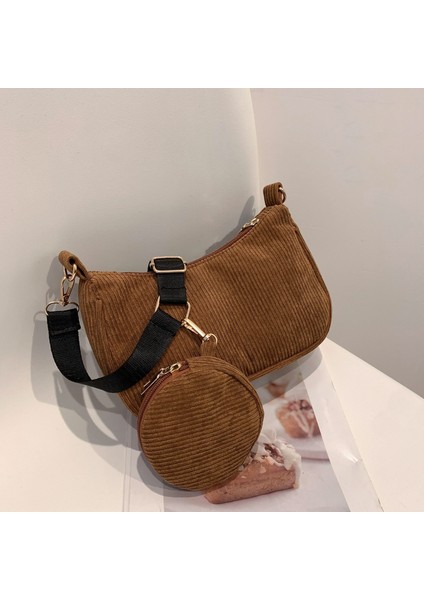 Stil 2 Yeni Trend Düz Renk Messenger Küçük Kare Çanta Kadın Basit Çanta Yan Çanta Kadın Orijinal Kadife Kadın Çantaları 2 Adet Kompozit (Yurt Dışından) fiyatları