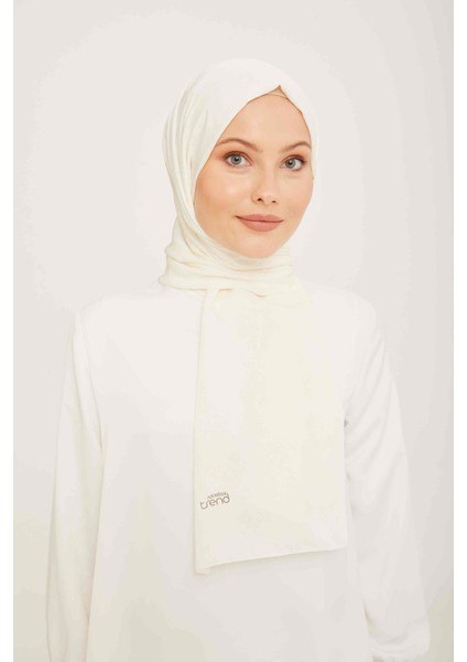 Trend J.Capri Beyaz Düz Renk Şal 8 - 100