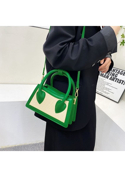 Gümüş Çizgili Tasarımcı Lüks Yumuşak Üst Kolu Tote Kadın Hasır Kum Saati Çanta Kız Marka Deri Omuz Messenger Çanta Kadın Küçük Çanta (Yurt Dışından) modelleri