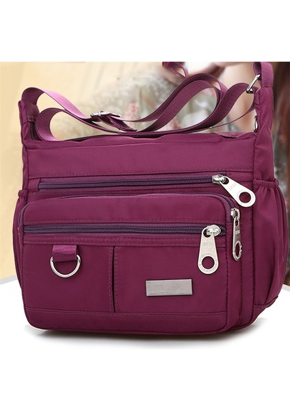 Koyu Mavi Lkeep Yeni Bayanlar Moda Su Geçirmez Oxford Tote Çanta Rahat Naylon Omuz Çantası Mumya Çanta Büyük Kapasiteli Kanvas Çanta (Yurt Dışından) fiyatları